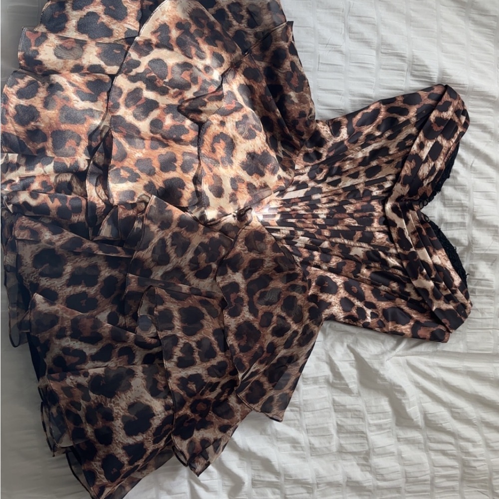 Sherri Hill Leopard Print Dress